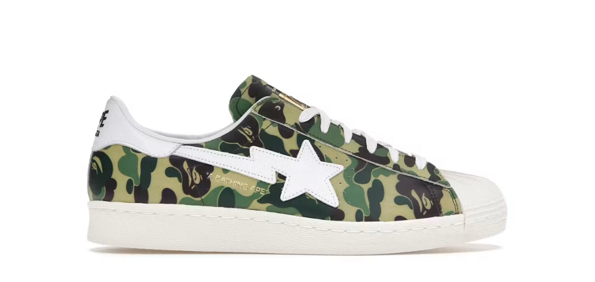Adidas Superstar Bape ABC Camo Green