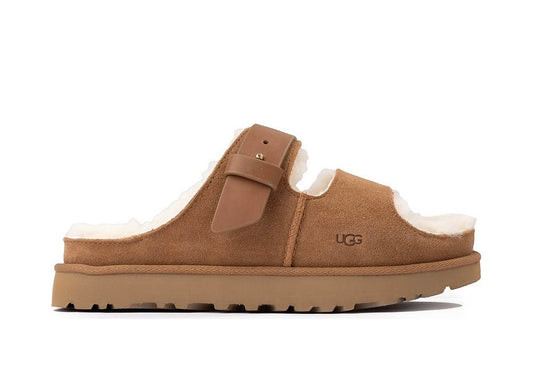 UGG Greenport Strap Slide Chestnut