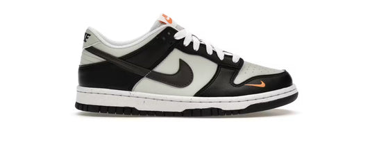 Nike Dunk Low Black Total Orange Mini Swoosh