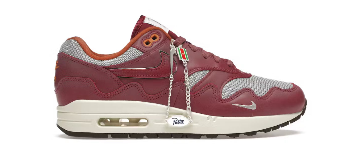 Nike Air Max 1 Patta Waves Rush Maroon